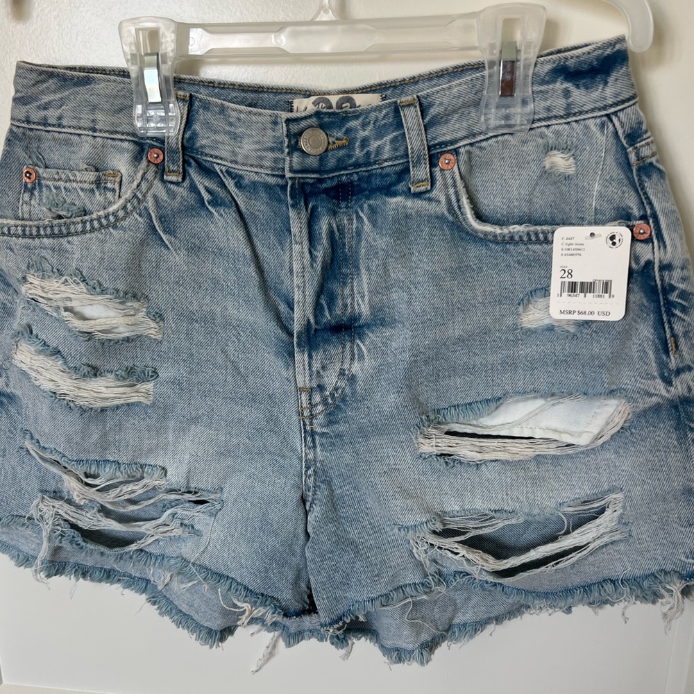NWT Free People Jean Shorts
